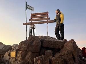 Climbing Mount Kenya 52