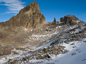Hike to the snowy peak of one of Africa’s highest mountains