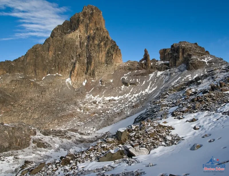 Hike to the snowy peak of one of Africa’s highest mountains