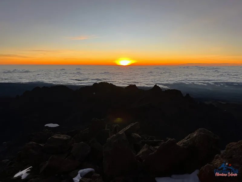Climbing Mount Kenya 54