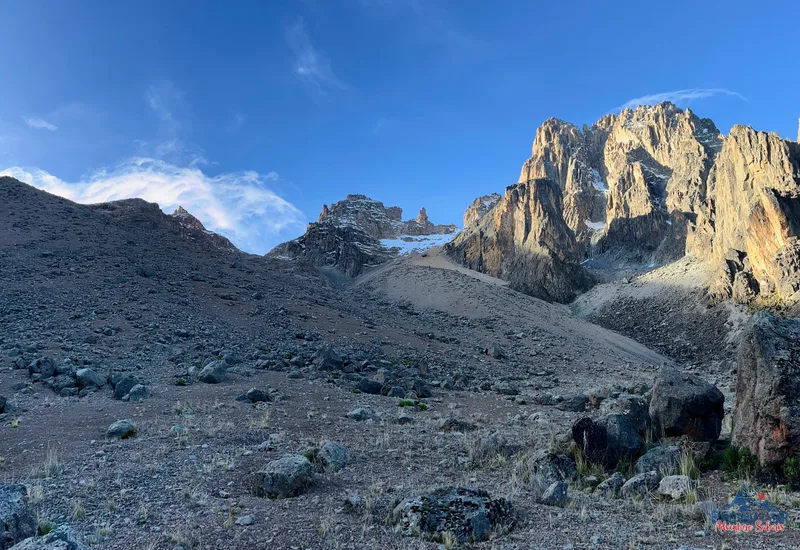 Climbing Mount Kenya 56